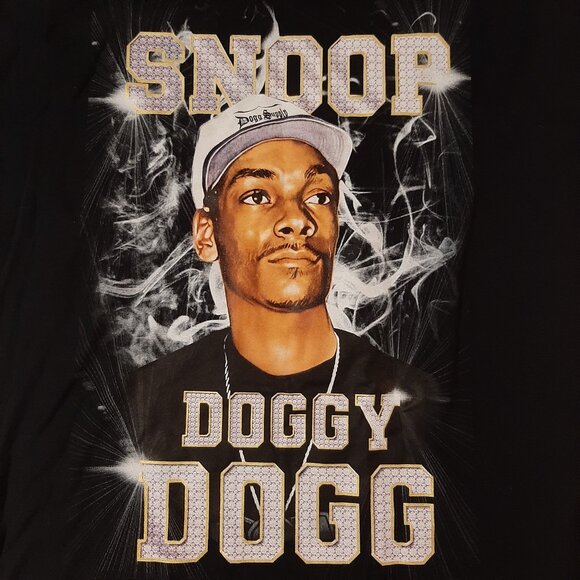 Snoop Doggy Dogg shirt Large by Dogg Supply black diamond oversize graphic NWT - Picture 2 of 8